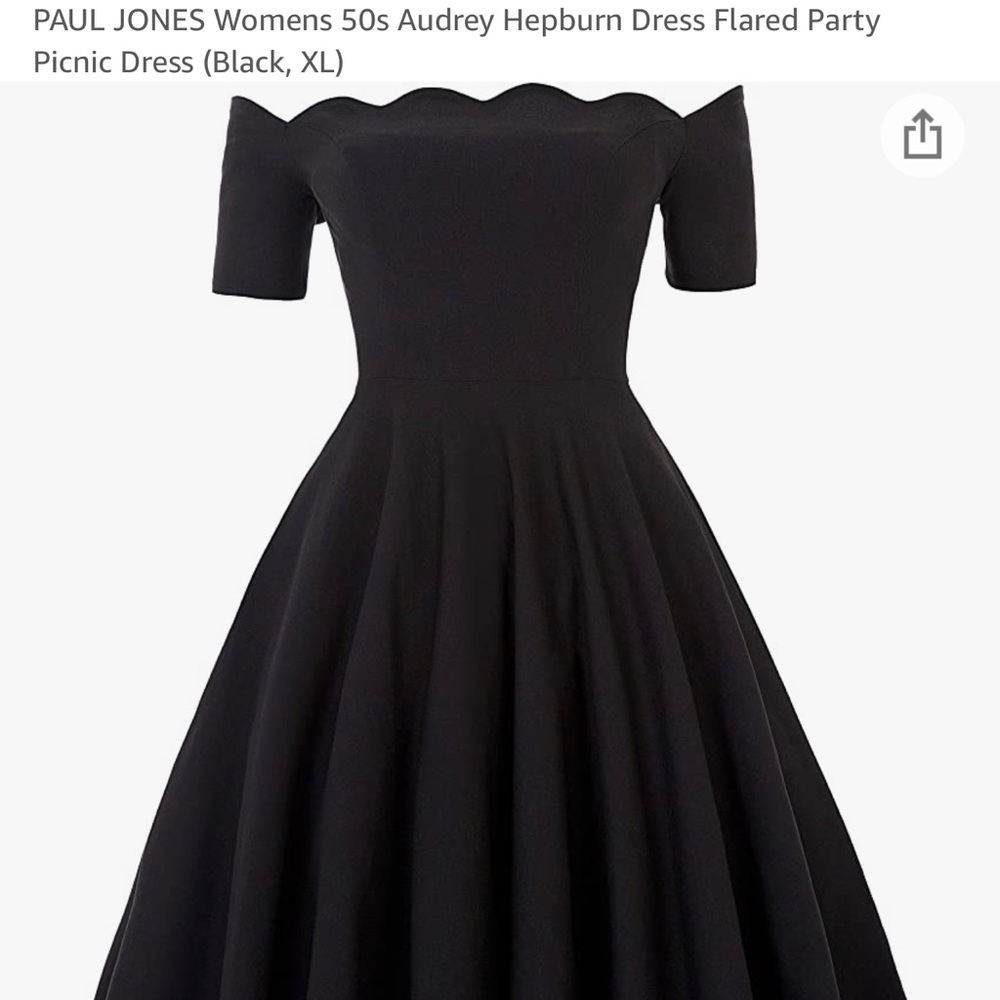 NWT PAUL JONES Womens 50s Audrey Hepburn Dress Flared Party Dress, Size XL